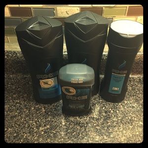 Body wash  shampoo and deodorant